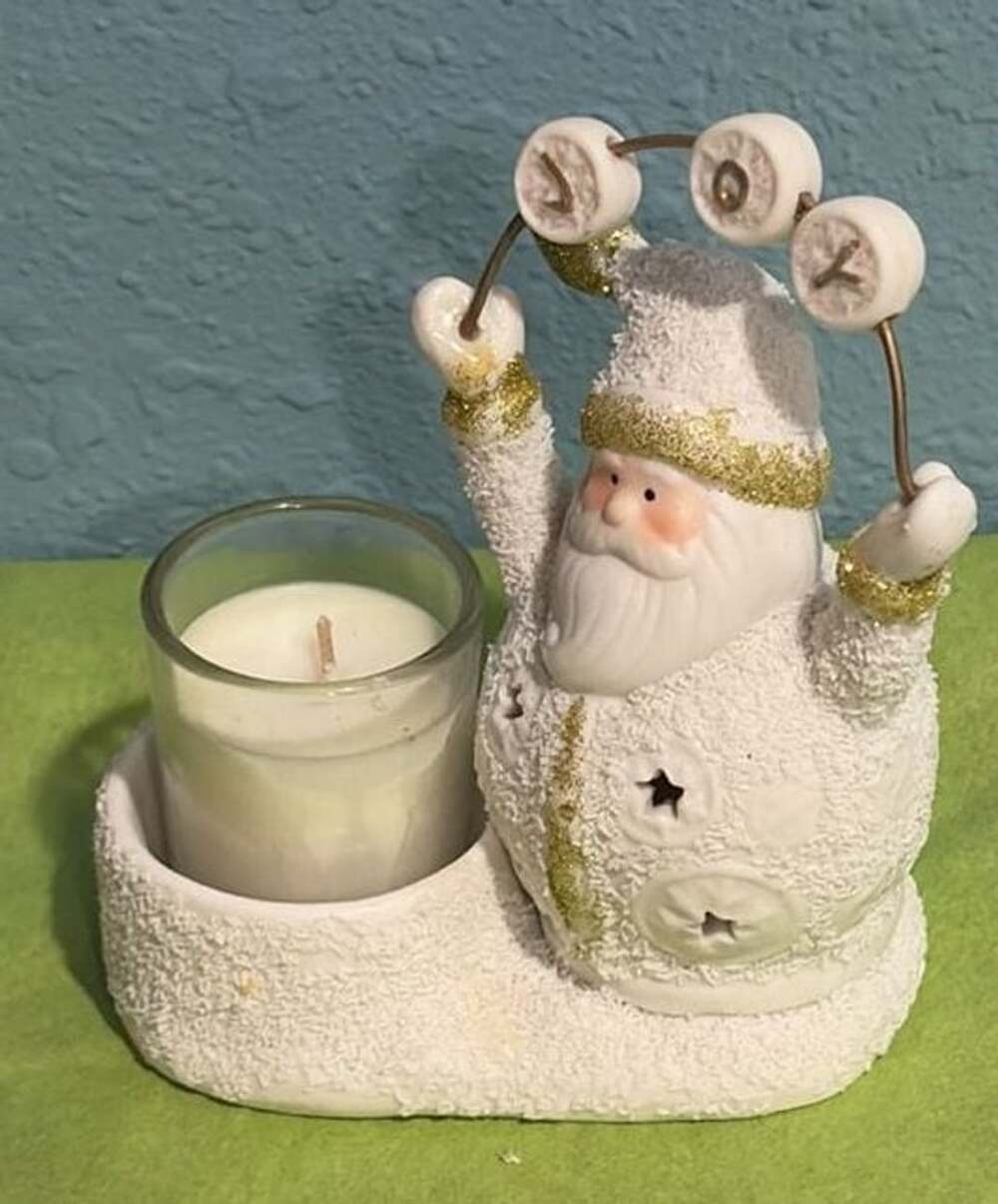 Yankee Candle tl/h Santa P4 Tea Light Holder Snowman Christmas Decor
